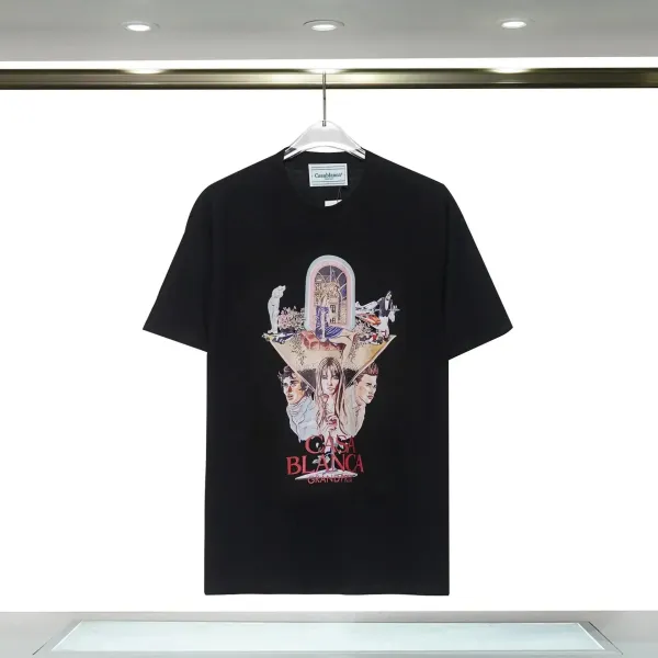Casablanca Casa Blanca Grand Prix Black Graphic T-Shirt - 1