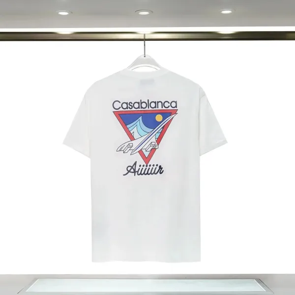 Casablanca x Aiiiiir Graphic Print White T-Shirt - 1