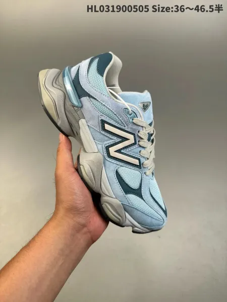 New Balance 9060 Ice Blue Chunky Sneakers - 1