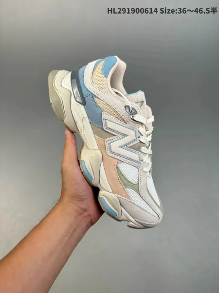 New Balance 9060 Pastel Mix Chunky Sneakers - 1