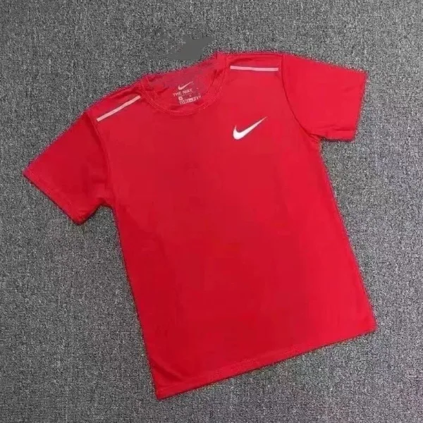 Nike Dri-FIT Run Top Red T-Shirt - 1