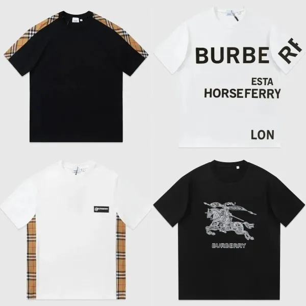 Burberry Logo Print Black T-Shirt - 3