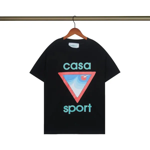 Casablanca Casa Sport Black Graphic T-Shirt - 1