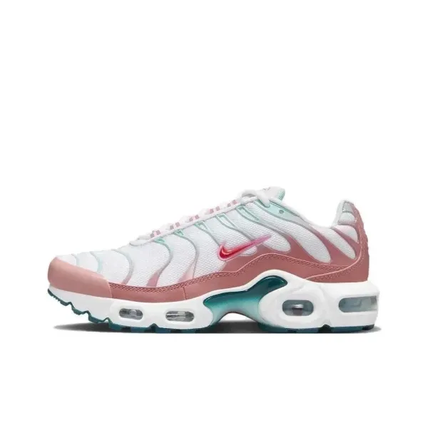 Nike Air Max Plus White Pink Teal Sneakers - 1