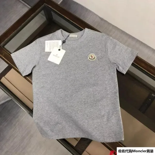 Moncler Logo Print Black T-Shirt - 10