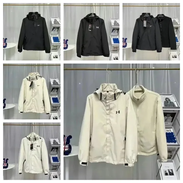 Nike Windrunner Hooded Jacket Beige Windbreaker - 3