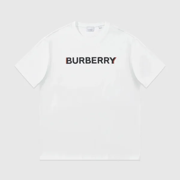 Burberry Logo Print Black T-Shirt - 8