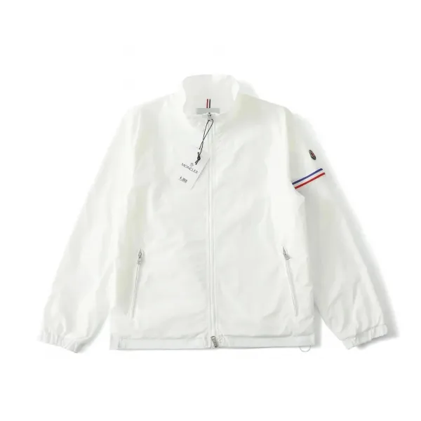 Moncler Genius Windbreaker White Jacket - 1