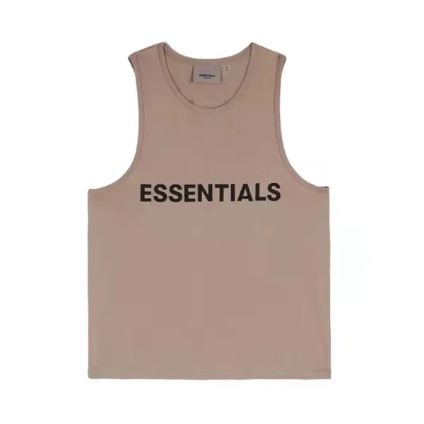 Essentials Logo Print White Vest-Top - 8