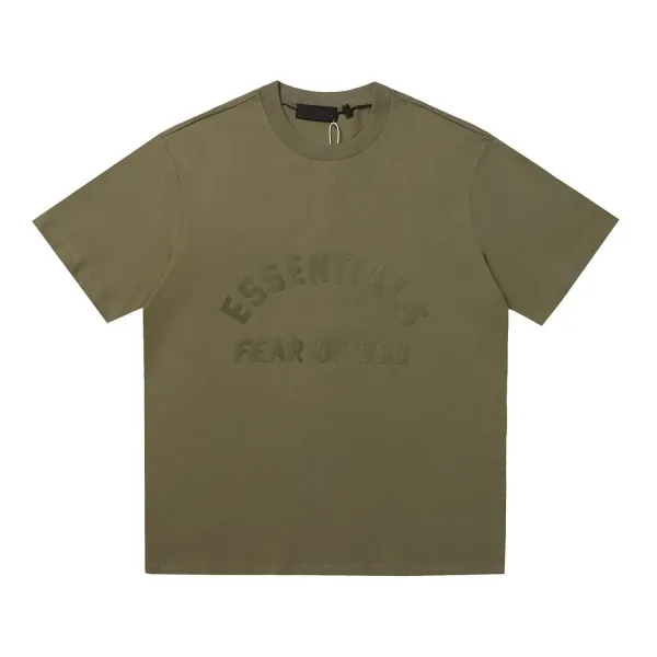 Fear of God Essentials Arch Logo Olive T-Shirt - 1