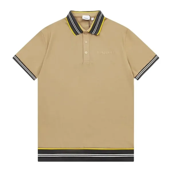 Burberry Equestrian Knight Stripe Polo Black - 7