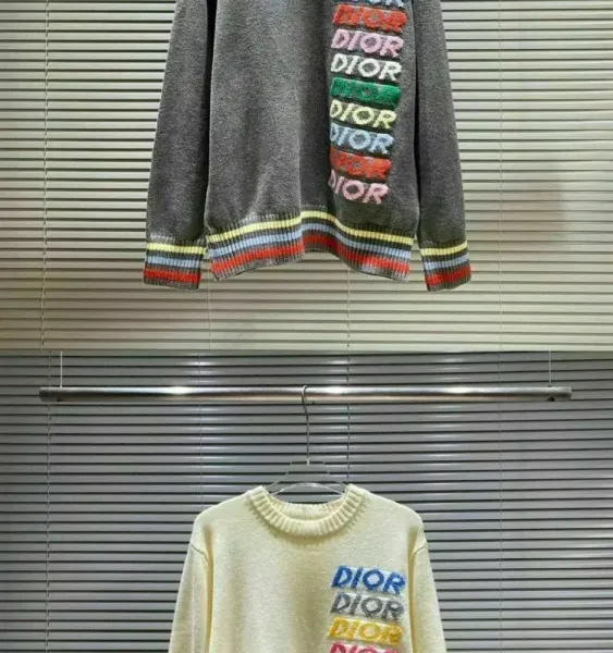 Design Graphic Knit Sweater Gray Multicolor - 16