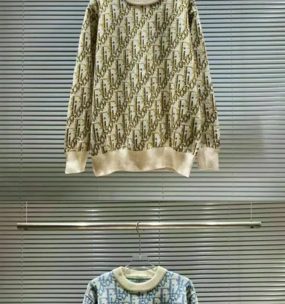 Design Graphic Knit Sweater Gray Multicolor - 14