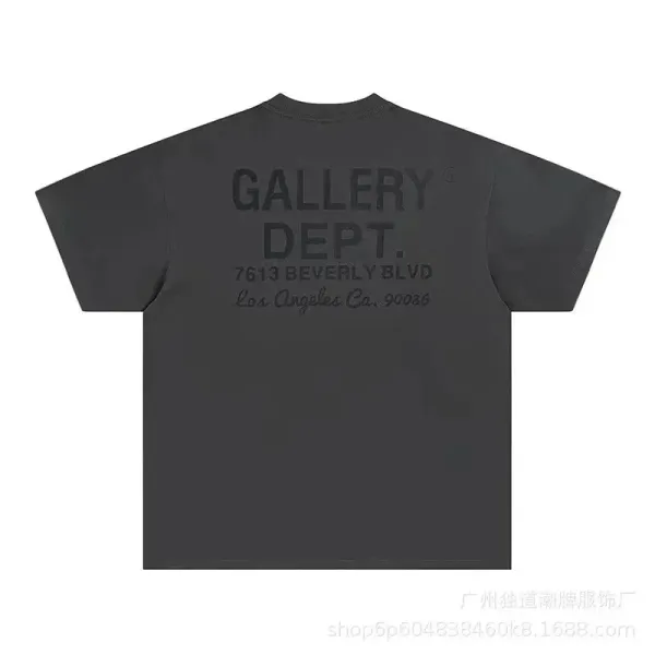 Gallery Dept. Beverly Blvd T-Shirt Charcoal Gray T-Shirt - 1