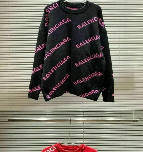 Design Graphic Knit Sweater Gray Multicolor - 28