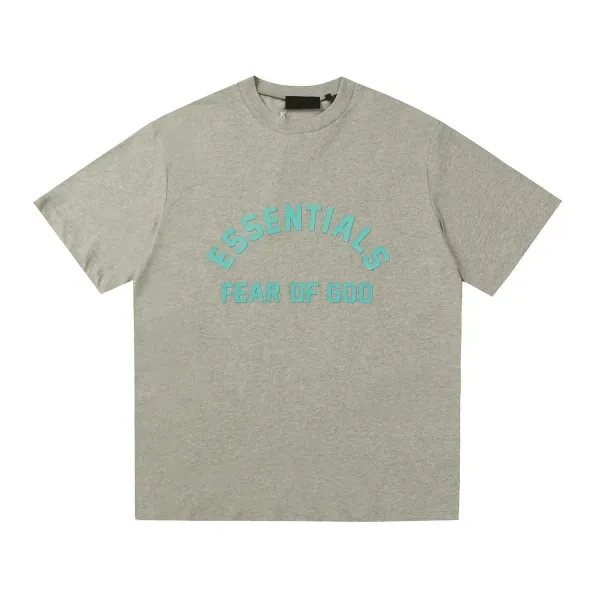 Fear of God Essentials Arch Logo Heather Gray T-Shirt - 1