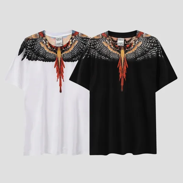 Marcelo Burlon County of Milan Wings Print White T-Shirt - 10