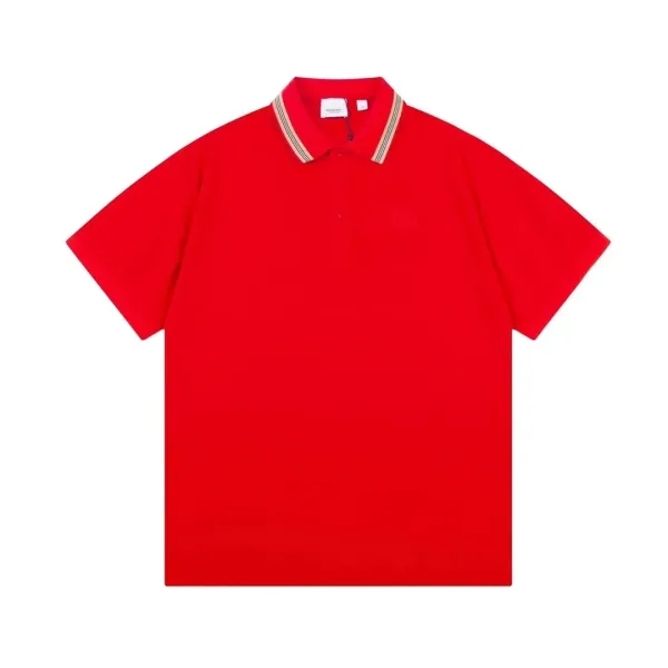 Burberry Logo Polo Red Polo - 1