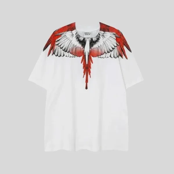 Marcelo Burlon County of Milan Wings Print White T-Shirt - 1