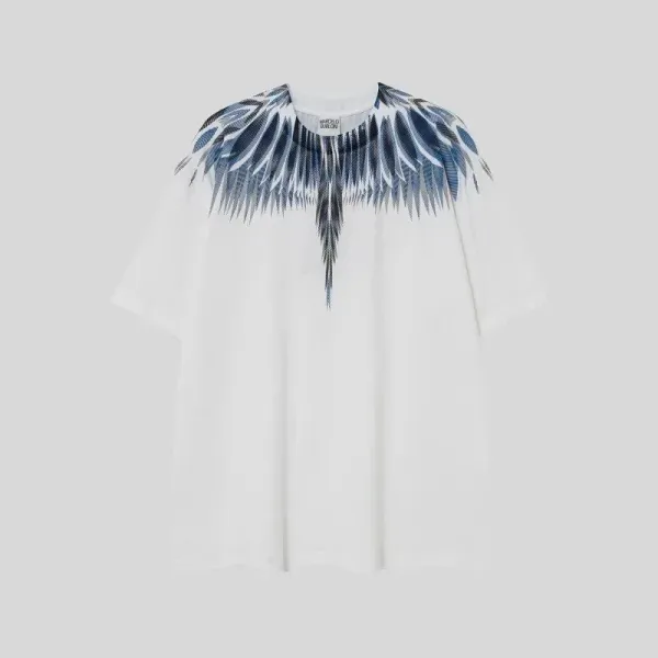 Marcelo Burlon County of Milan Wings Print White T-Shirt - 1