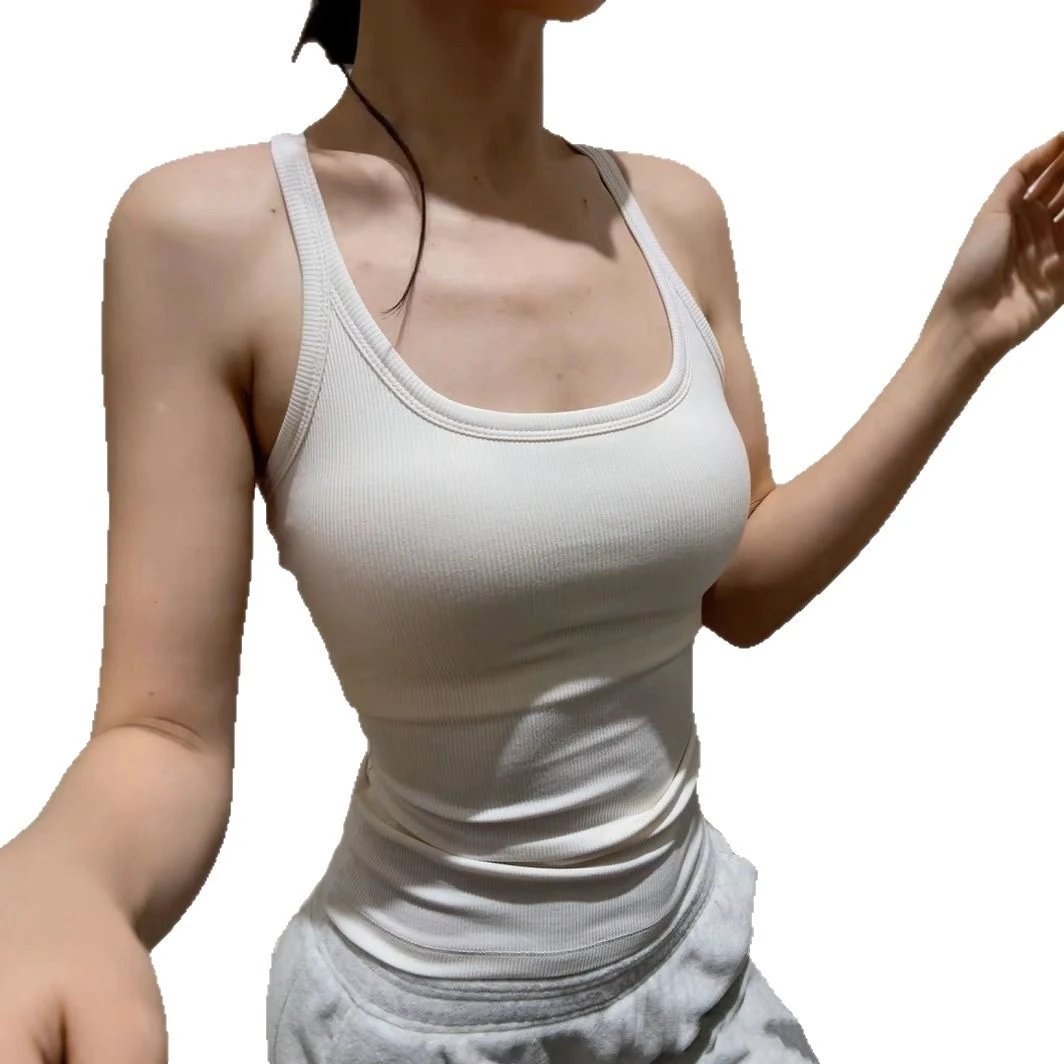 Unbranded Vests Ribbed Scoop-Neck Tank Top image 6
