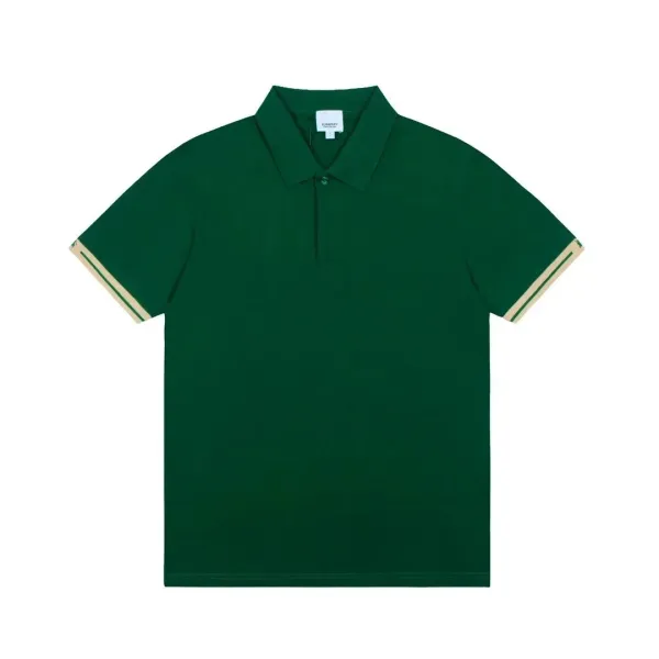 Burberry Classic Polo Green with Beige Trim Polo - 1