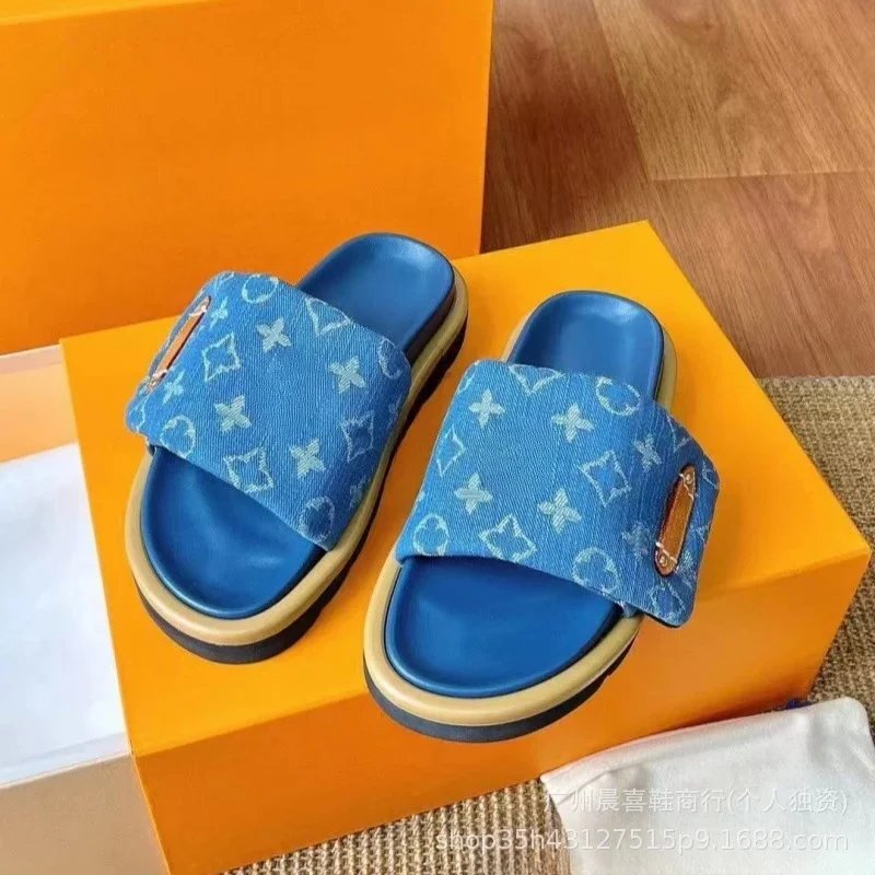 Louis Vuitton Monogram Platform Slides — Multiple Colors product photo 2