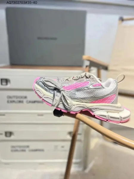 Puma RS-X3 Pink Silver Chunky Sneakers - 1