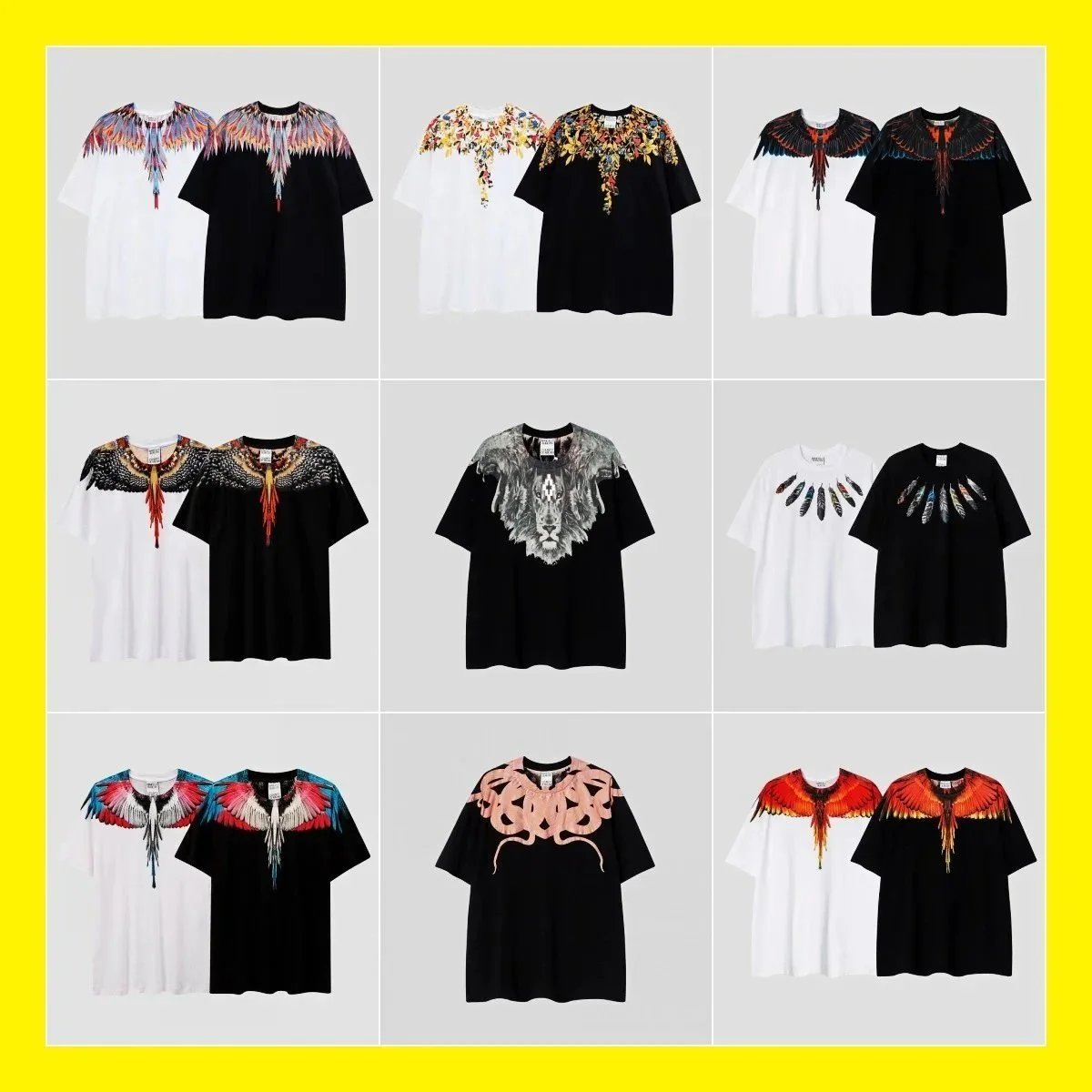 Colorful Wings Short Sleeve T-Shirt