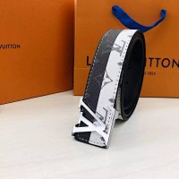 New black and white silver buckle