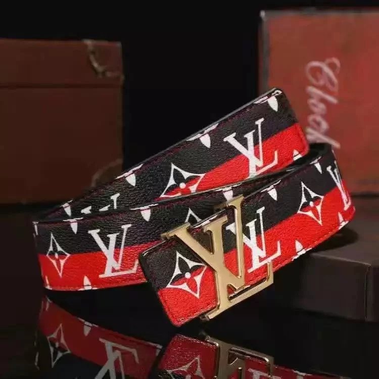 New black red gold buckle