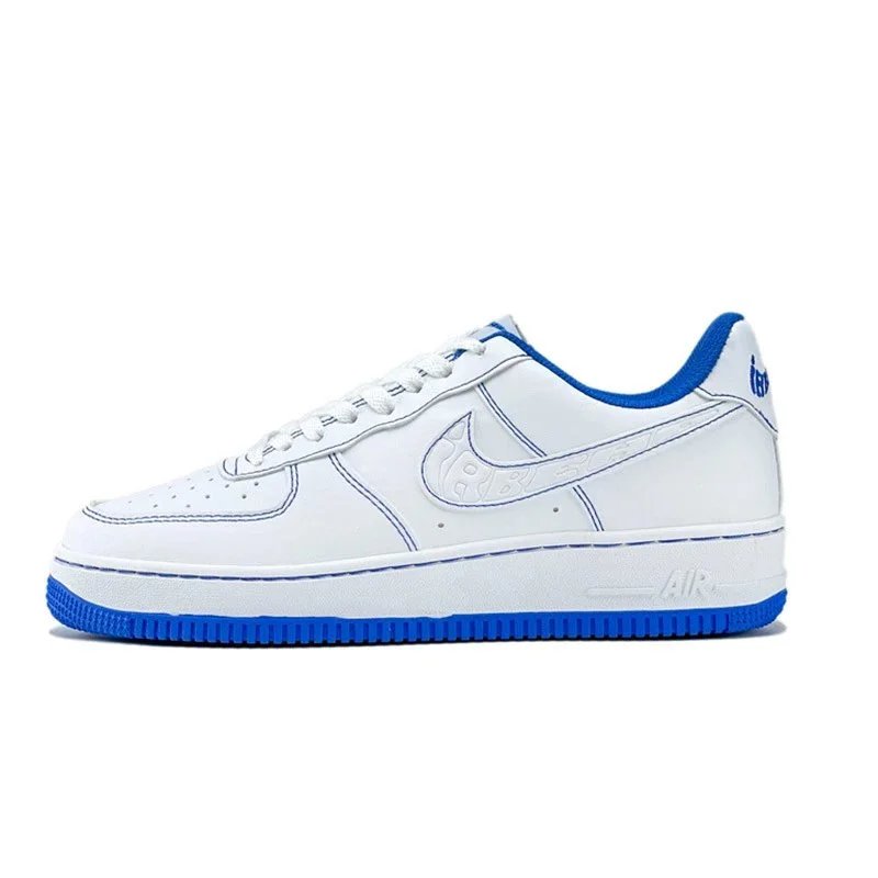 Air Force One white and blue stitching