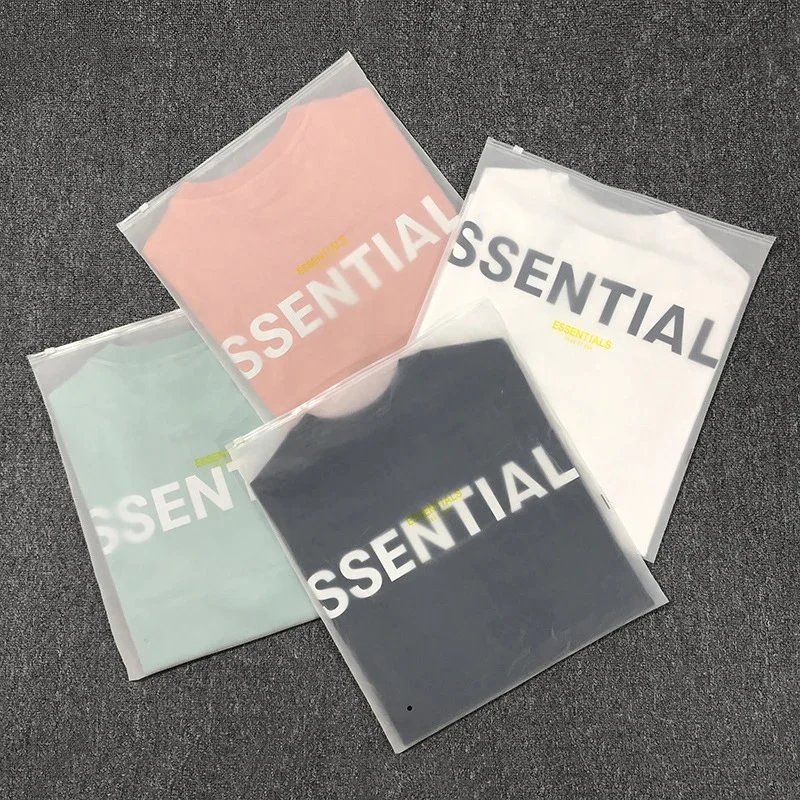 Essentials T-Shirts Fear of God reflective logo short-sleeve T-shirt image 2