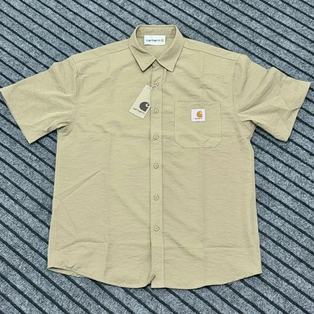 Carhartt Shirts Short-sleeve button-up work shirt with chest pocket product detail image 11