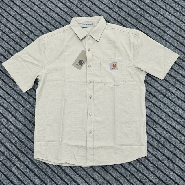 Carhartt Shirts Short-sleeve button-up work shirt with chest pocket product detail image 9