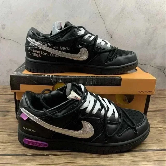 Nike Sneakers Dunk Low with lace overlay and zip tie product detail image 8
