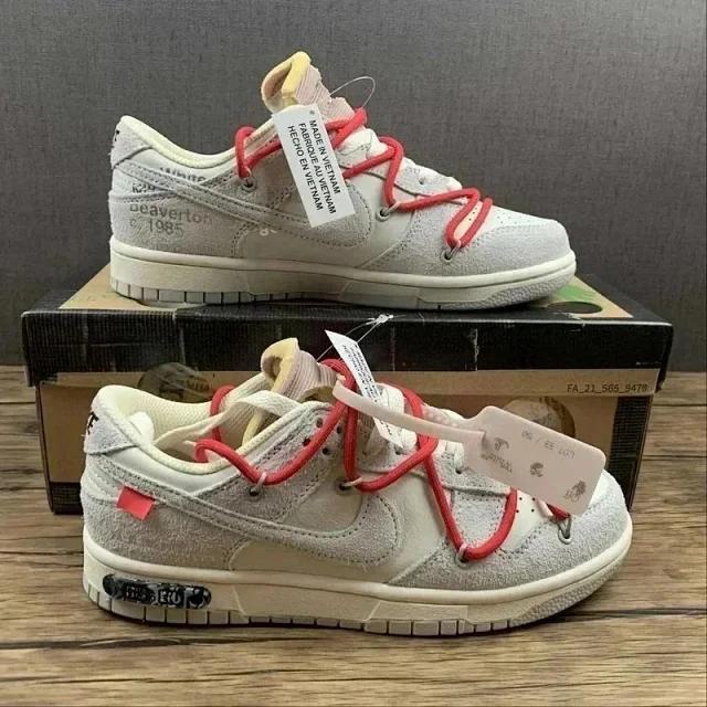 Nike Sneakers Dunk Low with lace overlay and zip tie product detail image 9