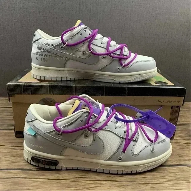 Nike Sneakers Dunk Low with lace overlay and zip tie product detail image 5