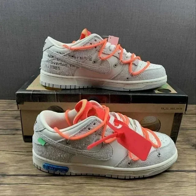 Nike Sneakers Dunk Low with lace overlay and zip tie product detail image 4