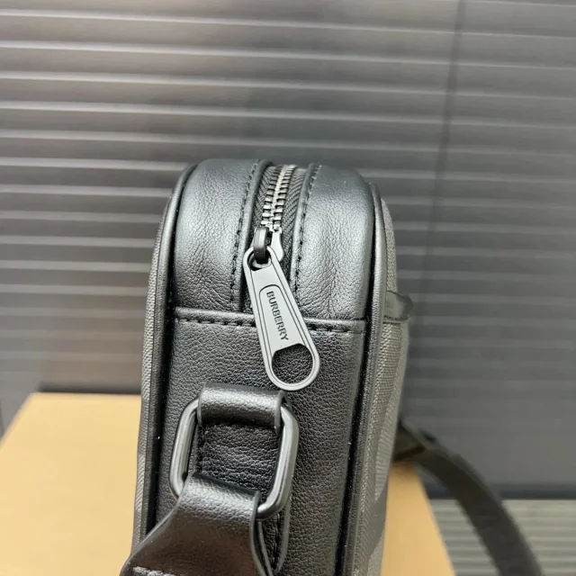 Burberry Crossbody Bags Check Canvas Logo-Strap Bag product detail image 10