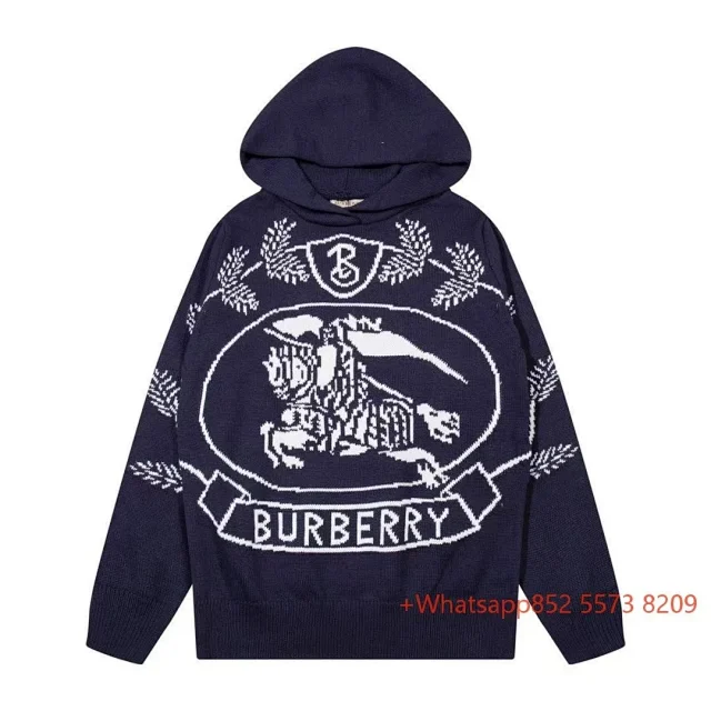 Burberry Jackets Zip-Up Jacket with Check Hood Lining product detail image 2
