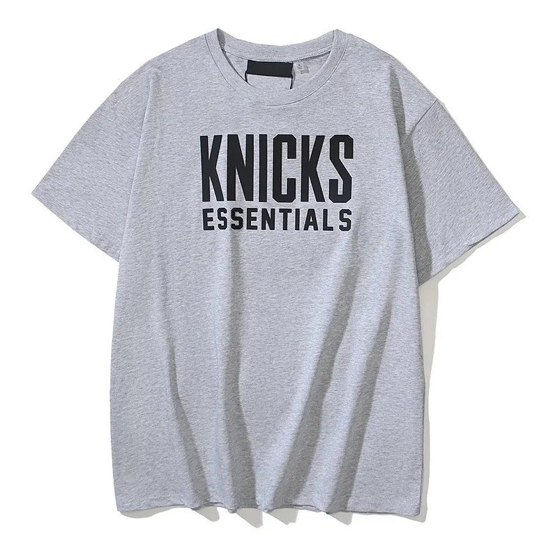 NBA T-Shirts Essentials Basketball Team Graphic — CH851 Gray