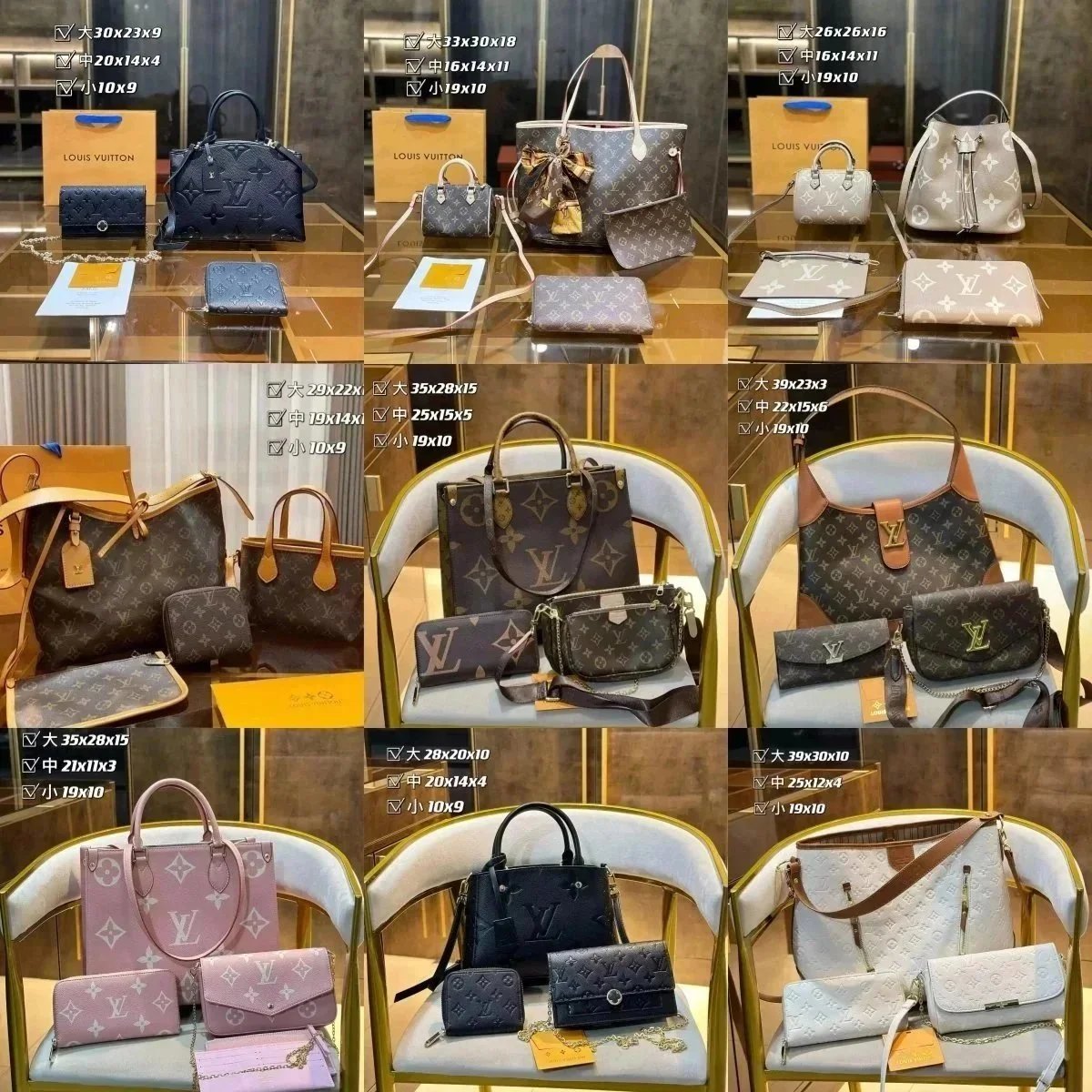 Original classic fashion trendy leather bag