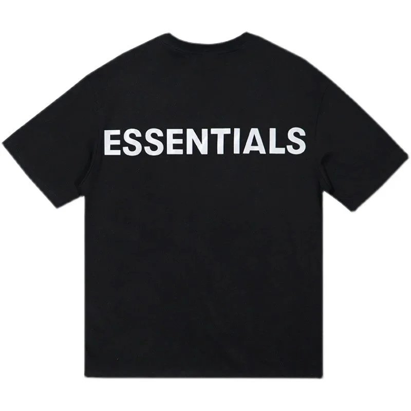 Essentials T-Shirts Fear of God reflective logo short-sleeve T-shirt image 5