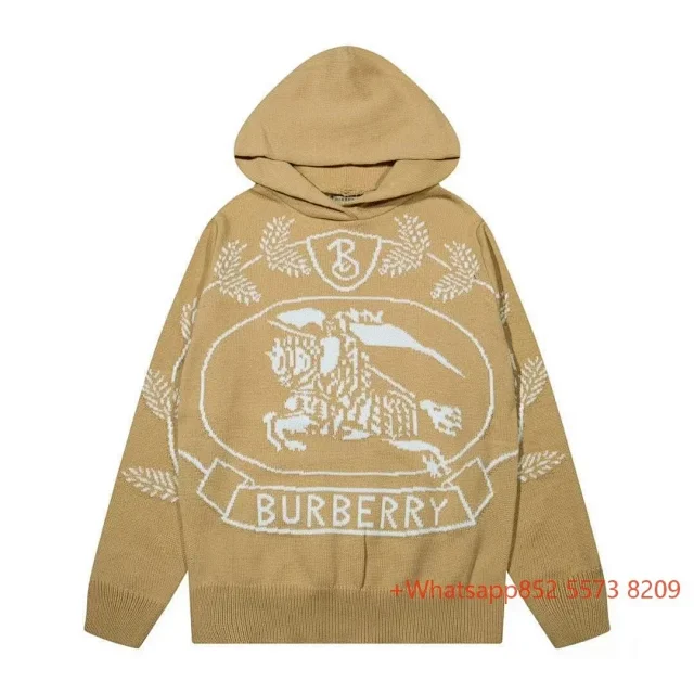 Burberry Jackets Zip-Up Jacket with Check Hood Lining product detail image 3