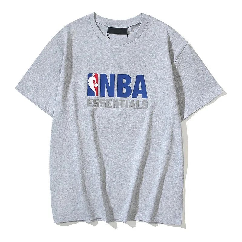 NBA T-Shirts Essentials Basketball Team Graphic — CH856 Gray