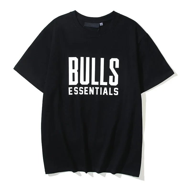 NBA T-Shirts Essentials Basketball Team Graphic — CH855 Black