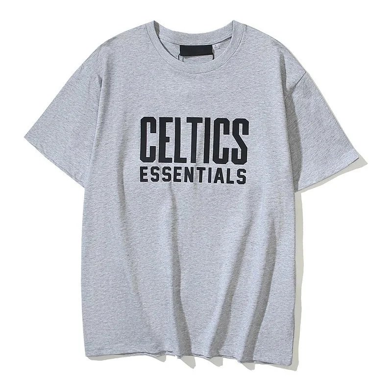NBA T-Shirts Essentials Basketball Team Graphic — CH852 Gray