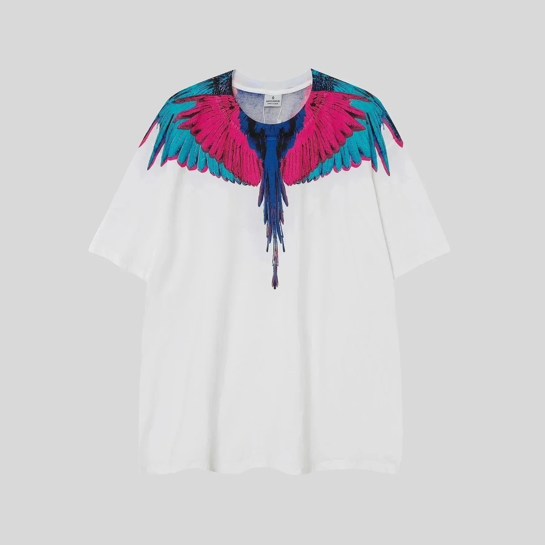 Marcelo Burlon County of Milan Wings Print White T-Shirt - 12
