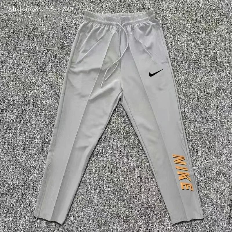 Nike Jackets Hooded colour-block zip windbreaker — Gray pants 03